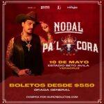 Cristian Nodal llegará a Veracruz con «Pal Cora Tour» este 10 de mayo
